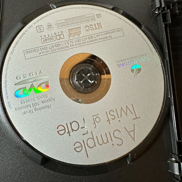 A Simple Twist Of Fate DVD Steve Martin Comedy Drama Touchstone NTSC PG-13 - Picture 4 of 6